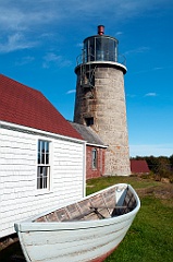 Monhegan Island Light on a Summer Day in Maine